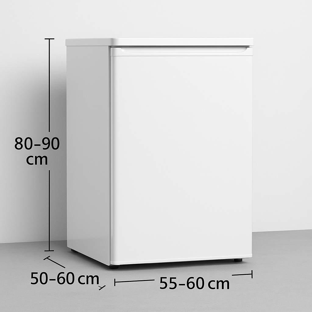 Afmetingen tafelmodel koelkast